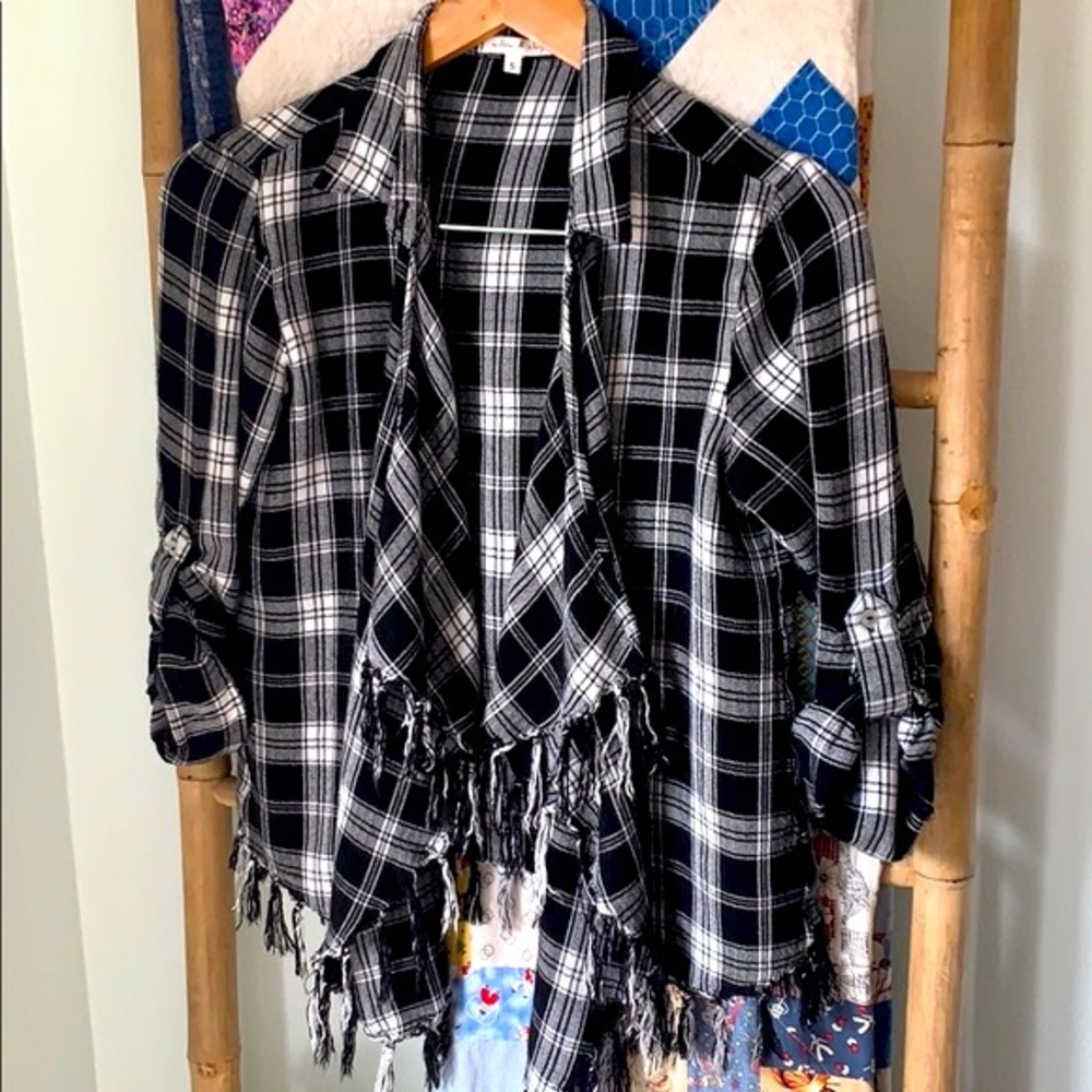 Willow and Clay plaid cardigan S